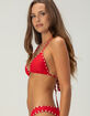 FULL TILT Eyelet Triangle Bikini Top image number 4