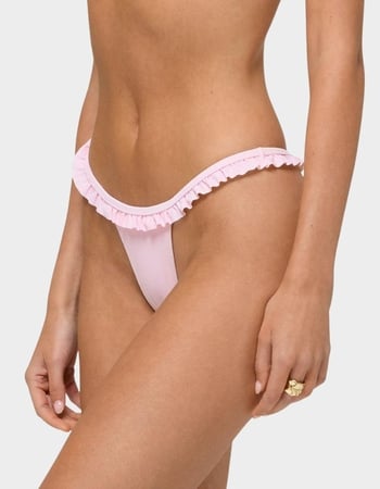 EDIKTED Avah Ruffle Bikini Bottoms Alternative Image