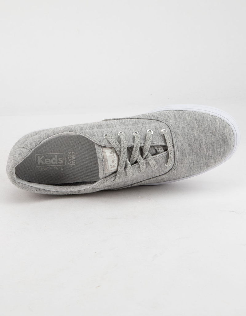 KEDS Rise Jersey Light Gray Womens Shoes image number 2