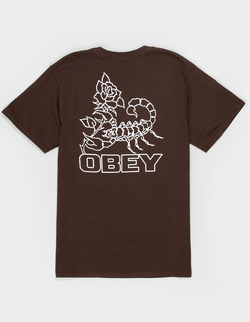 OBEY Scorpion Rose Mens Tee image number 2