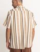 RHYTHM Paisley Stripe Mens Button Up Shirt image number 4
