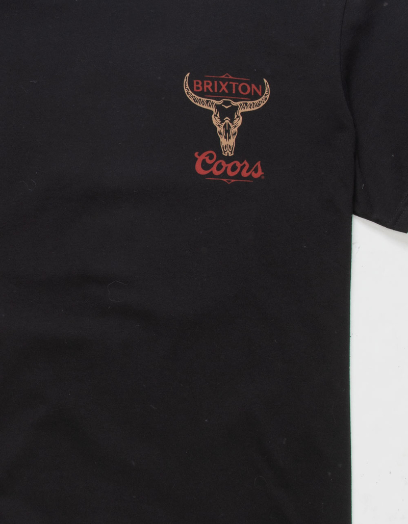 BRIXTON Coors Roundup Mens Tee image number 3
