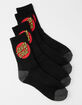 SANTA CRUZ 4 Pack Boys Crew Socks image number 1