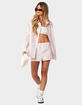 EDIKTED Pinstripe Womens Boxer Shorts image number 3