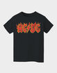 AC/DC Flames Unisex Kids Tee image number 1