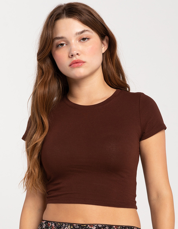 BOZZOLO Womens Cropped Tee Primary Image
