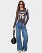 EDIKTED Lunar Low Rise Cargo Jeans image number 2