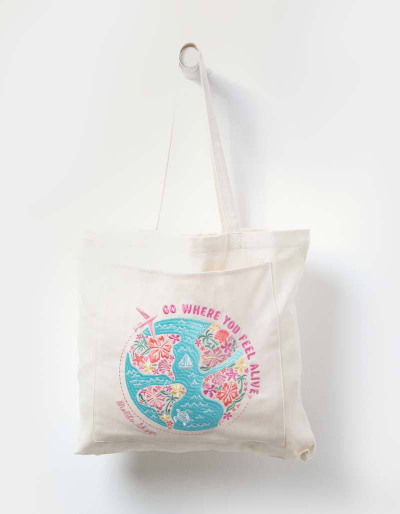MALIBU SKYYE Feel Alive Tote Bag image number 2