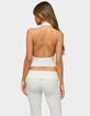 EDIKTED Eloisa Polka Dot Buckle Halter Top image number 3