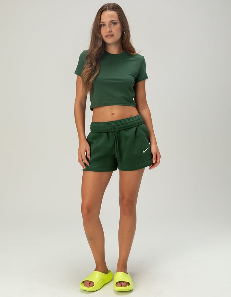 NIKE Sportswear Chill Knit Womens Crop Tee image number 1