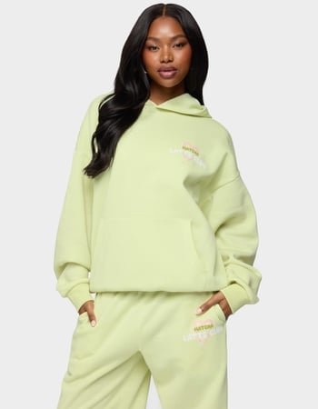EDIKTED Matcha Lover Oversized Hoodie Primary Image