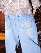 RSQ Mens Baggy Embroidered Jeans image number 5