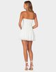 EDIKTED Mesh & Chiffon Corset Mini Dress image number 4
