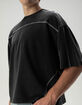 RSQ Mens Seamed Baggy Crop Tee image number 4