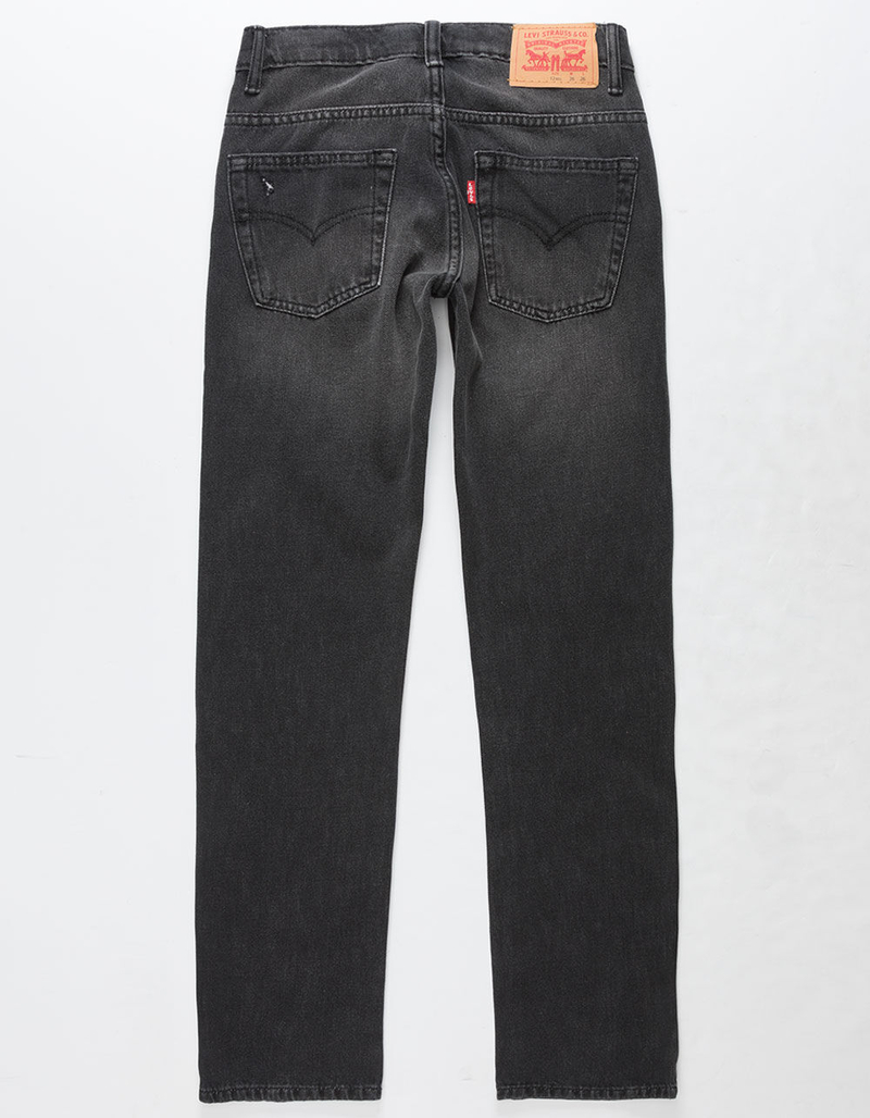 LEVI'S 511 Warp Stretch Dark Denim Boys Ripped Jeans image number 1