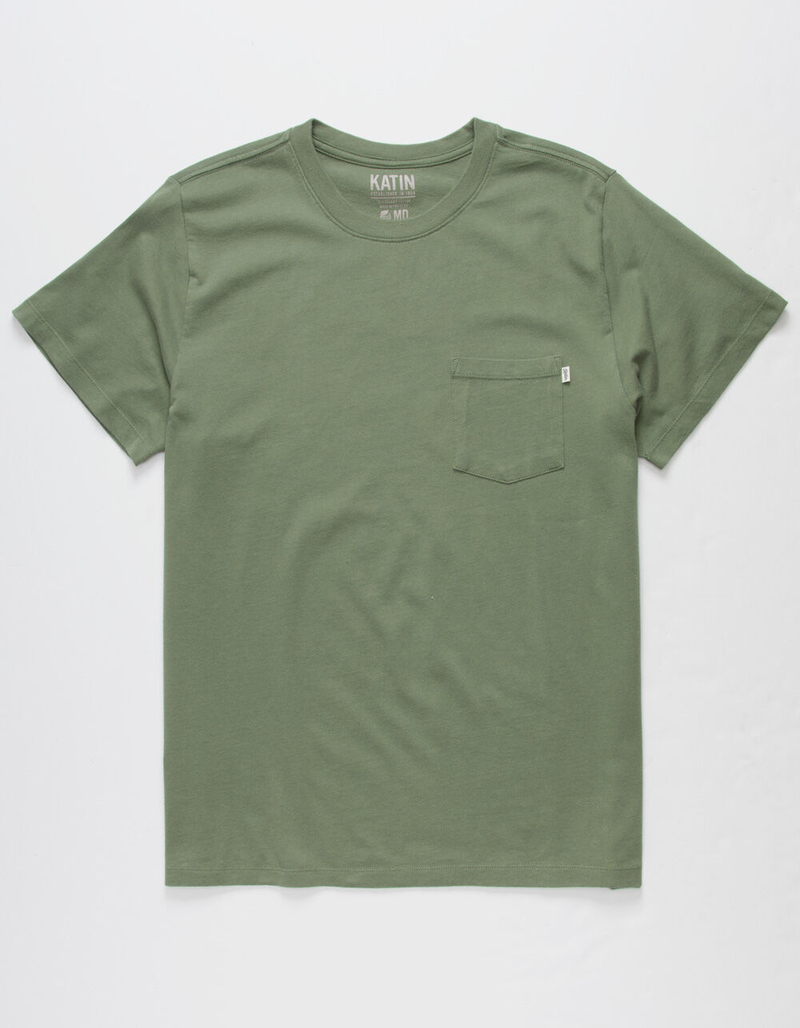 KATIN Base Mens Jade Pocket Tee image number 0