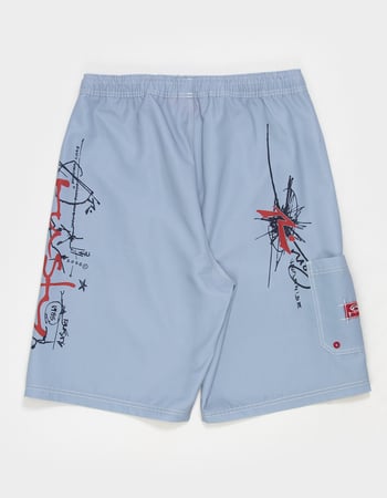 RUSTY Crisis Mens 23" Hybrid Waist Boardshorts Alternative Image