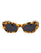 I-SEA Beck Yellow Tort Smoke Polarized Sunglasses image number 2
