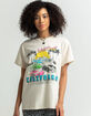 FULL TILT California Motor Club Womens Oversized Tee image number 1