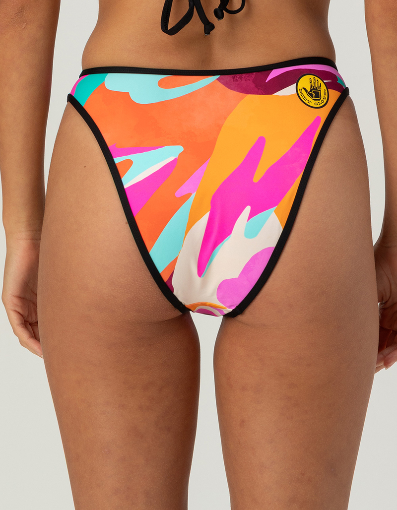 BODY GLOVE Groove Straight Up High Leg Bikini Bottoms image number 2