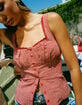 RSQ Womens Button Front Cami image number 7