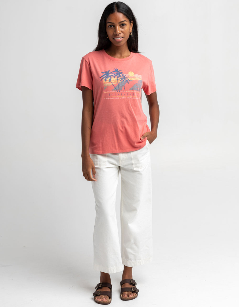 HURLEY Sapphire Womens Sun Washed Oversized Tee image number 3