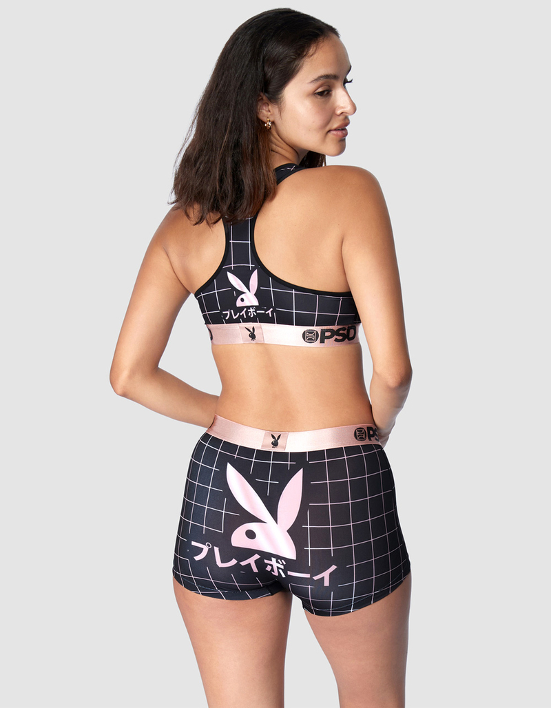 PSD x Playboy Kanji Grid Womens Boyshorts image number 2