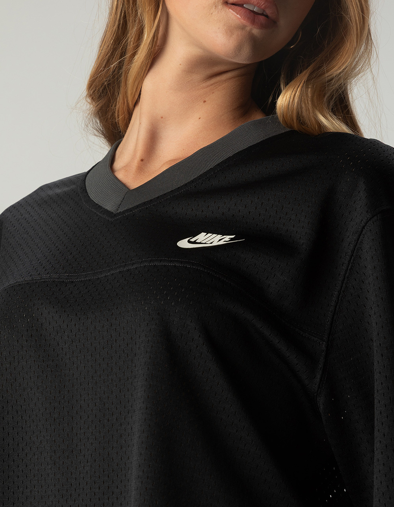 NIKE Womens Crop Mesh Jersey image number 2