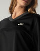 NIKE Womens Crop Mesh Jersey image number 3