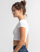 DESTINED Cutout Womens Crop Top image number 2