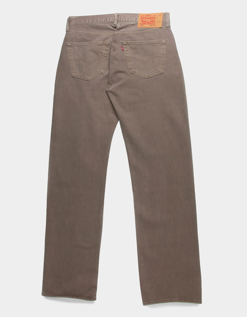 LEVI'S 501 Original Mens Jeans - All Beige image number 5