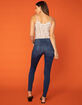 FLYING MONEY High Rise Dark Wash Womens Skinny Jeans image number 2
