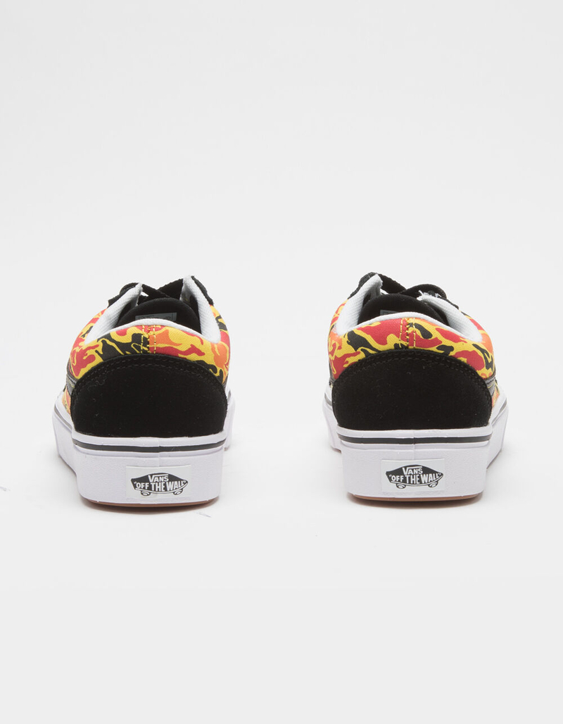 VANS Flame Camo ComfyCush Old Skool Junior Shoes image number 3