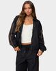 EDIKTED Kieran Stripey Nylon Track Jacket image number 1
