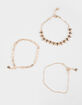 FULL TILT 3 Pack Multi Cross Chain Bracelets image number 2