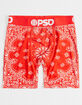 PSD Red Bandana Mens Boxer Briefs image number 1