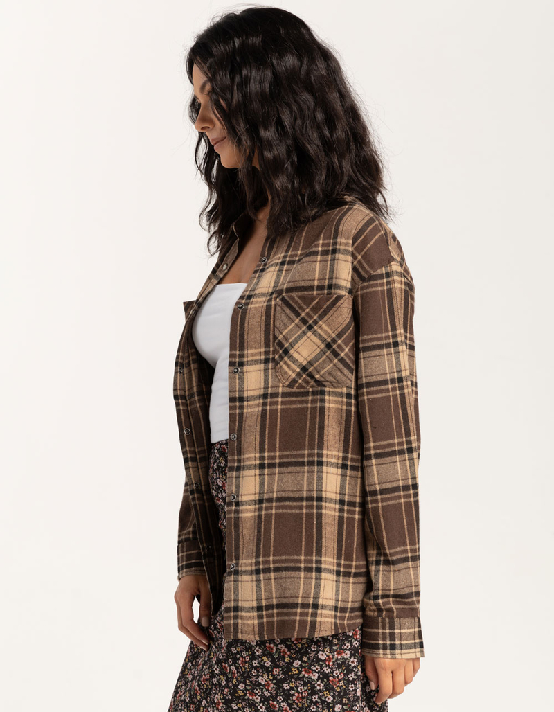 RSQ Womens Basic Flannel image number 2