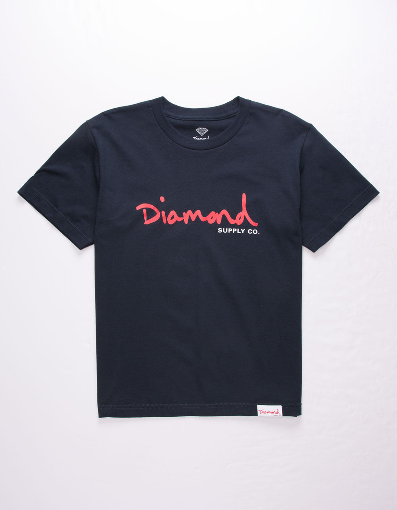 DIAMOND SUPPLY CO. OG Script Boys T-Shirt image number 0