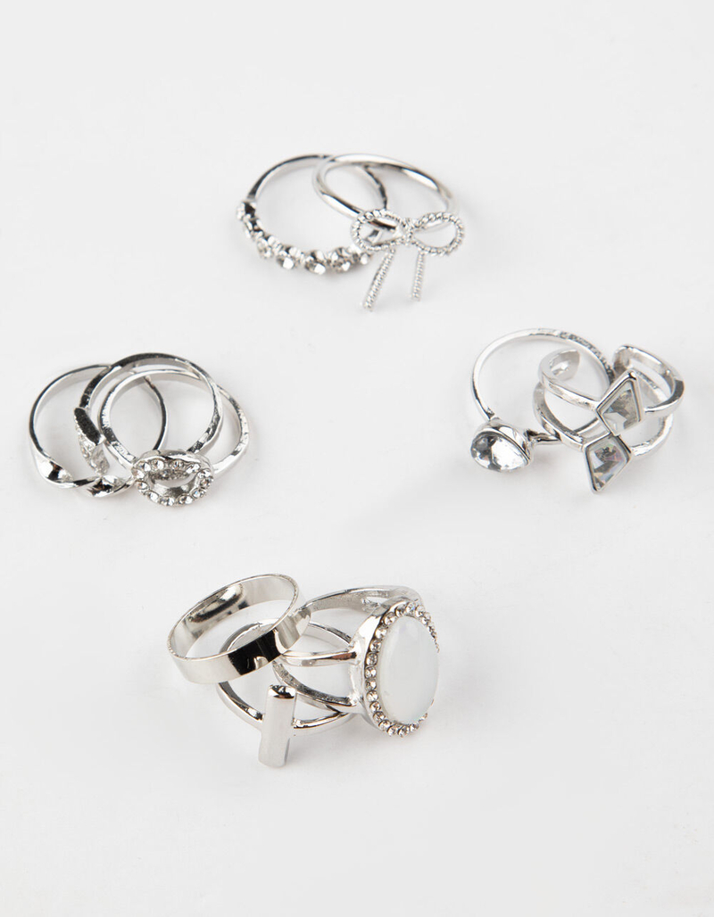 FULL TILT 10 Piece Bow/Moon Stone/Arrow Rings image number 0