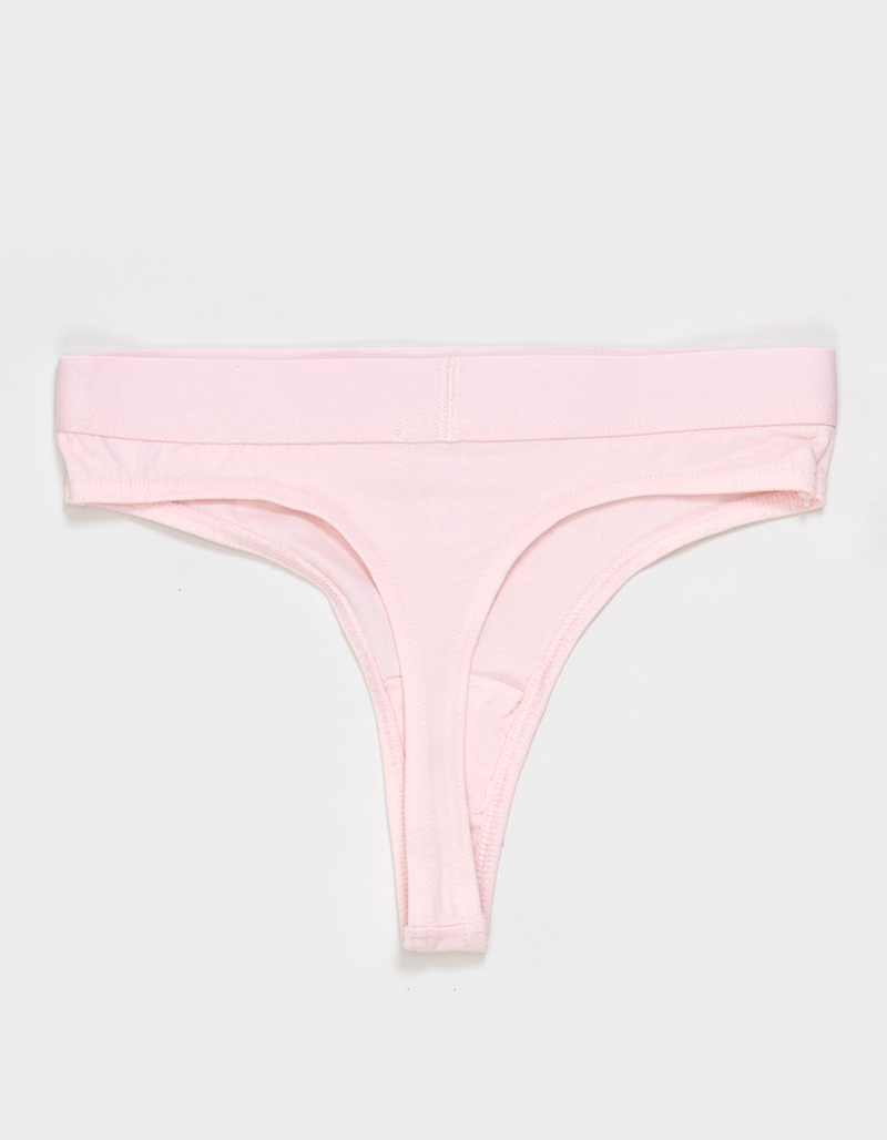 FULL TILT Waistband Cotton Thong image number 1