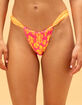 KULANI KINIS Island Dreamer Ruched Thong Bikini Bottoms image number 2