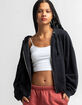 CHAMPION Womens Lightweight Zipper Hoodie image number 1