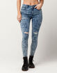 RSQ Manhattan High Rise Womens Ripped Skinny Jeans image number 1
