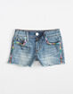 TRACTR Brittany Little Girls Denim Shorts (4-6x) image number 1