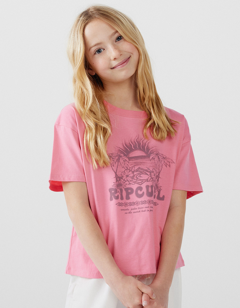 RIP CURL Hibiscus Girls Crop Tee image number 0