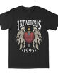 INFAMOUS Dagger Heart Unisex Tee image number 1