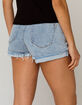 TRACTR High Rise Womens Denim Shorts image number 3
