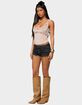 EDIKTED Isiadora Beaded Scoop Neck Tank Top image number 4