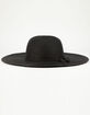 Classic Floppy Black Womens Hat image number 2