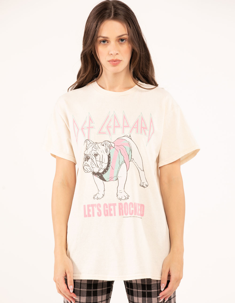 VINYL ICONS Def Leppard Get Rocked Womens Tee image number 0